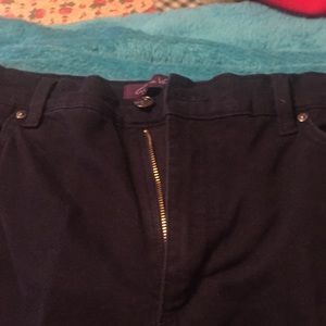 Gloria Vanderbilt Amanda black jeans size 14